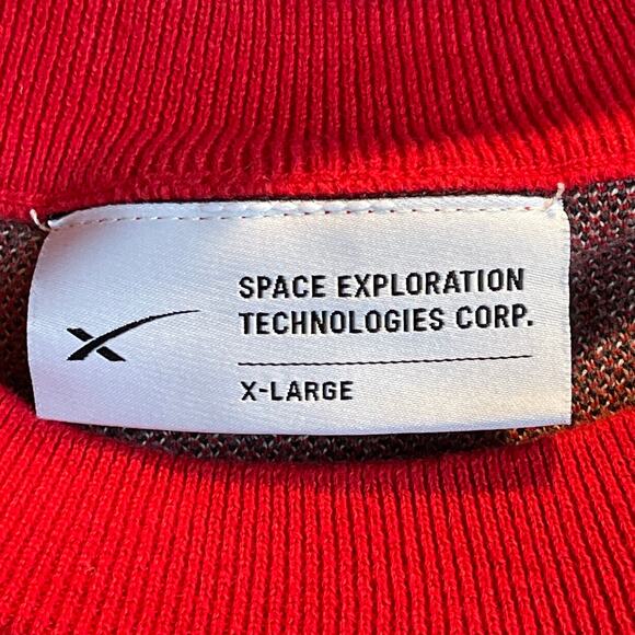 Space Exploration Technologies Aerospace Rockets Ugly Christmas Sweater Size XL - Picture 4 of 5